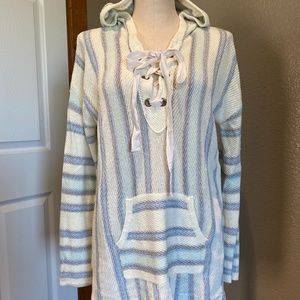Hem and Thread lace up hoodie